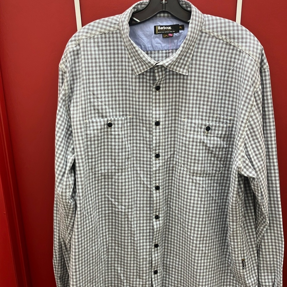 Barbour International Motorcycle Harding Chambray XL